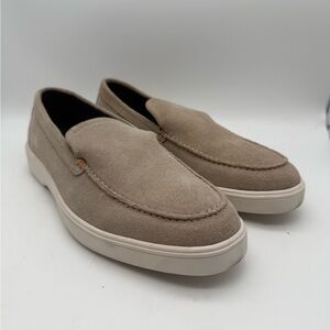 BRAND NEW Franco Fortini Conner Men's Taupe Suede Loafer Size US 11